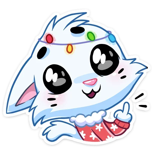 Sticker from the "Xmas Animals" sticker pack