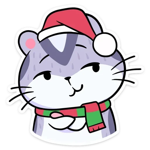 Sticker from the "Xmas Animals" sticker pack