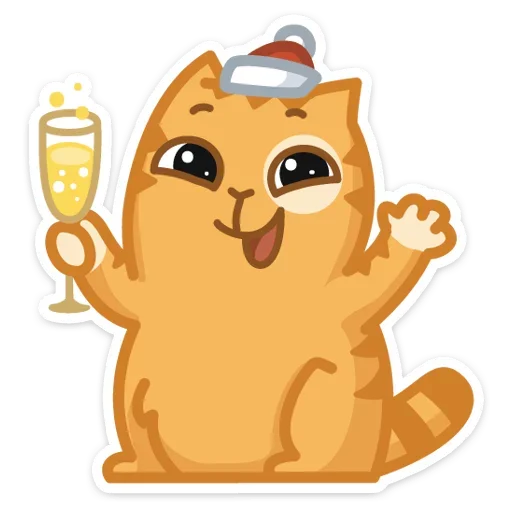 Sticker from the "Xmas Animals" sticker pack