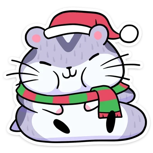 Sticker from the "Xmas Animals" sticker pack