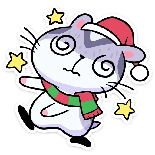 Sticker from the "Xmas Animals" sticker pack