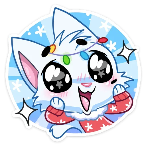 Sticker from the "Xmas Animals" sticker pack