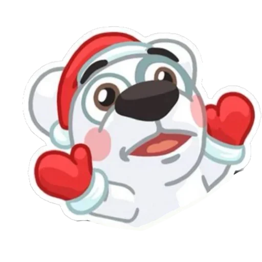 Sticker from the "Xmas Animals" sticker pack