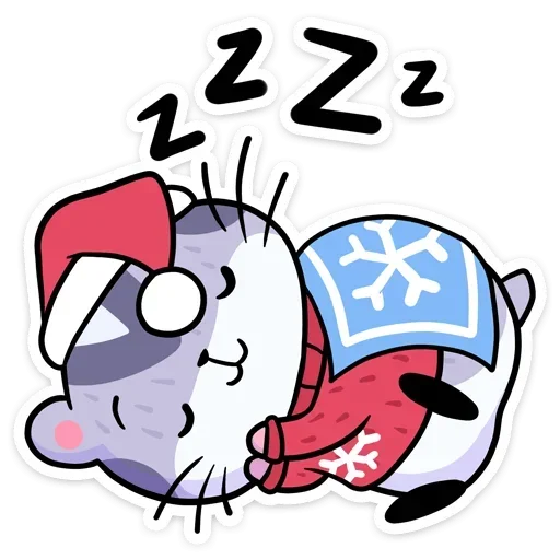 Sticker from the "Xmas Animals" sticker pack