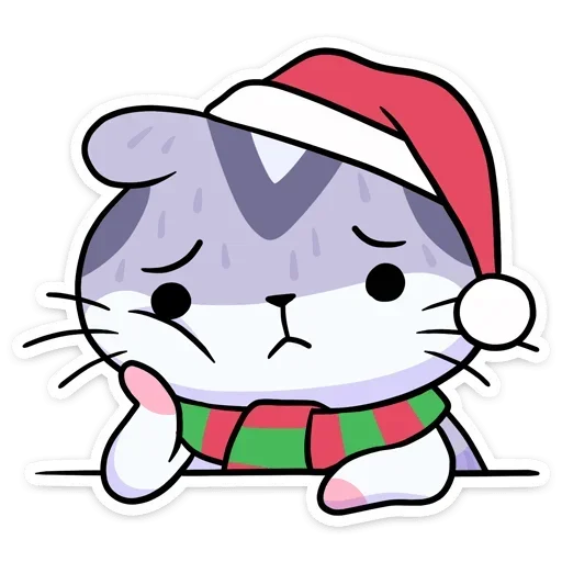 Sticker from the "Xmas Animals" sticker pack