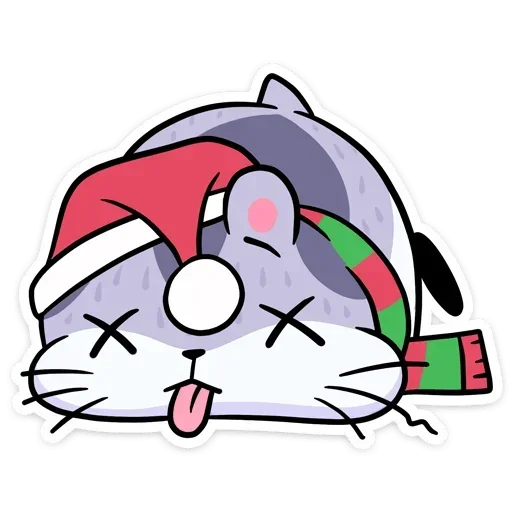 Sticker from the "Xmas Animals" sticker pack