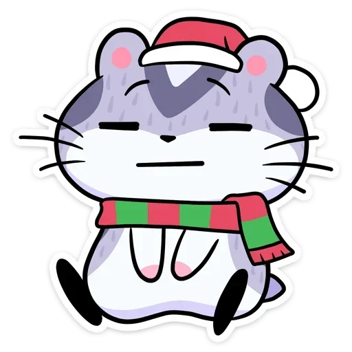 Sticker from the "Xmas Animals" sticker pack