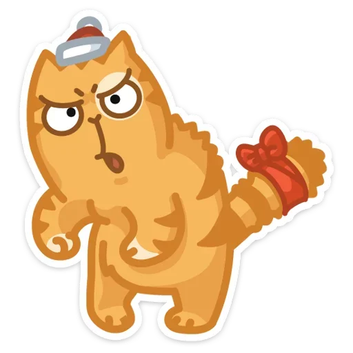 Sticker from the "Xmas Animals" sticker pack