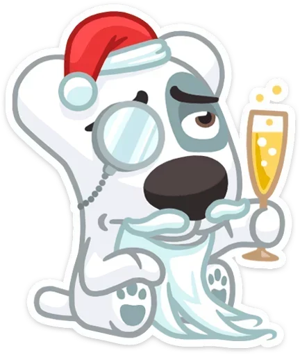 Sticker from the "Xmas Animals" sticker pack