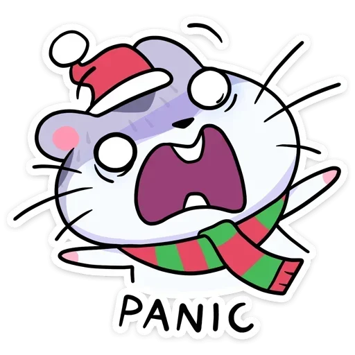 Sticker from the "Xmas Animals" sticker pack