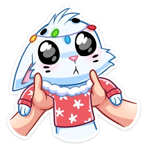 Sticker from the "Xmas Animals" sticker pack