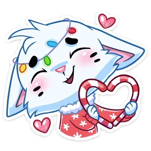 Sticker from the "Xmas Animals" sticker pack