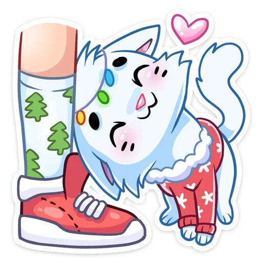 Sticker from the "Xmas Animals" sticker pack