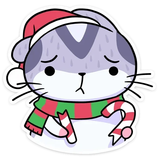 Sticker from the "Xmas Animals" sticker pack