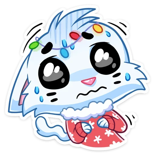 Sticker from the "Xmas Animals" sticker pack