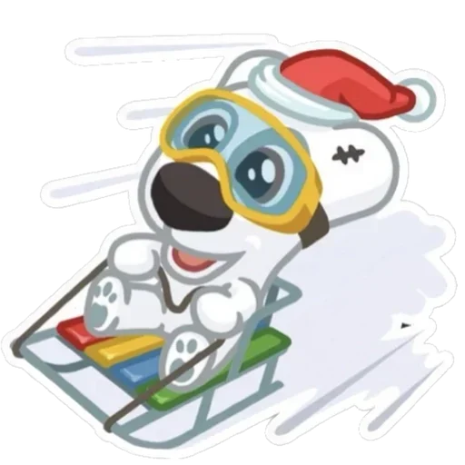 Sticker from the "Xmas Animals" sticker pack