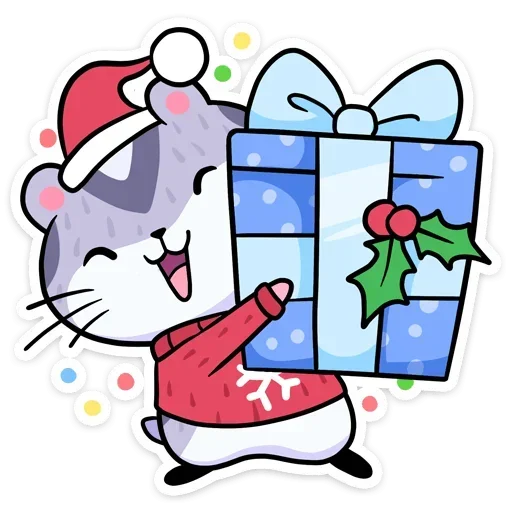 Sticker from the "Xmas Animals" sticker pack