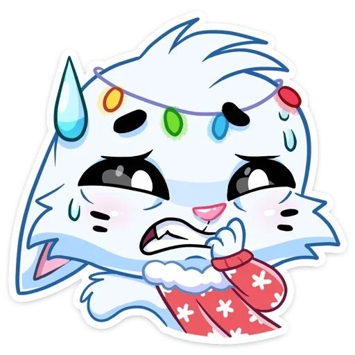 Sticker from the "Xmas Animals" sticker pack