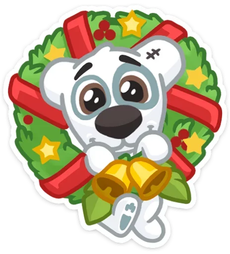 Sticker from the "Xmas Animals" sticker pack