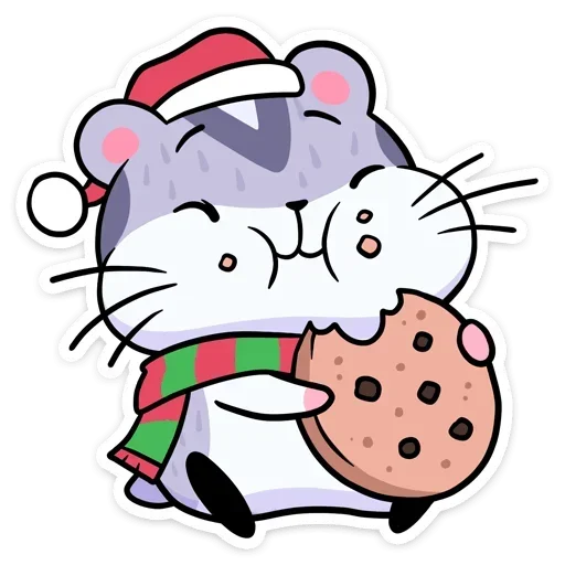 Sticker from the "Xmas Animals" sticker pack