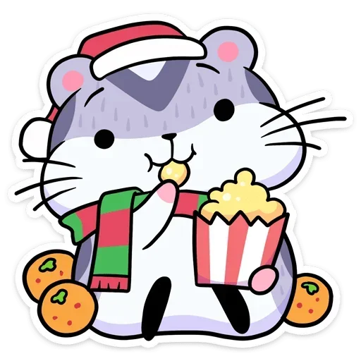 Sticker from the "Xmas Animals" sticker pack