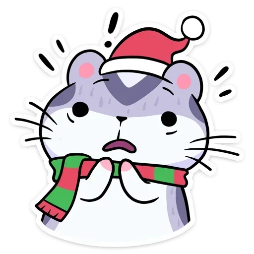 Sticker from the "Xmas Animals" sticker pack