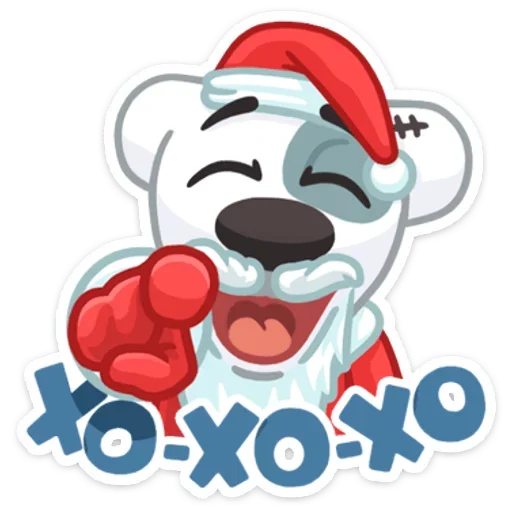 Sticker from the "Xmas Animals" sticker pack