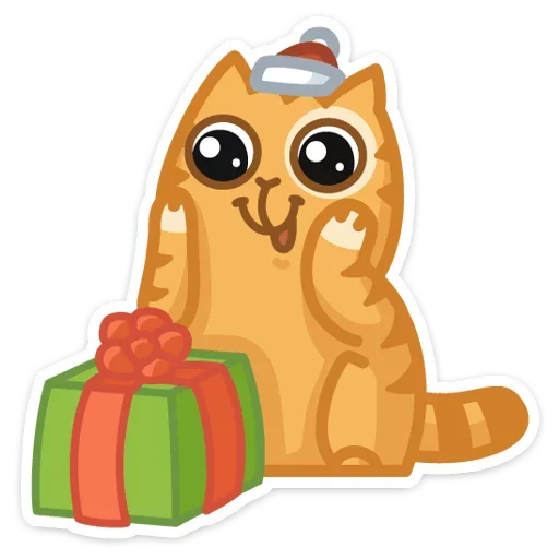 Sticker from the "Xmas Animals" sticker pack