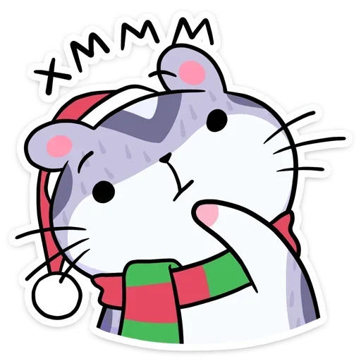 Sticker from the "Xmas Animals" sticker pack