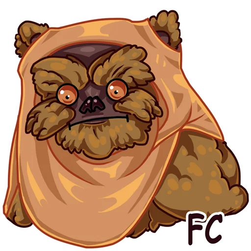 Sticker from the "Star wars" sticker pack