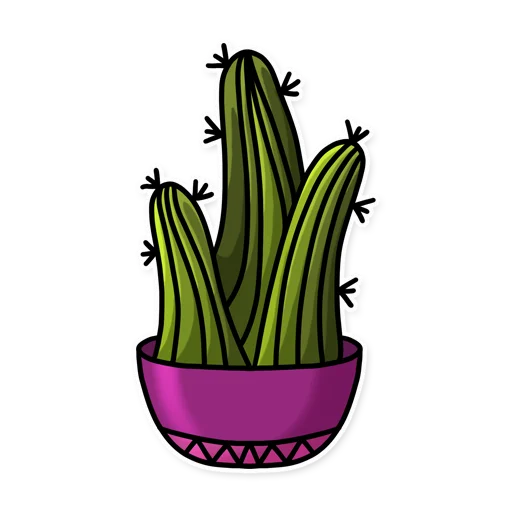 Sticker Cactuses