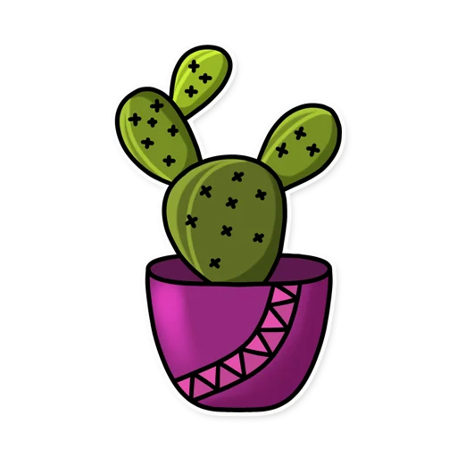 Sticker Cactuses