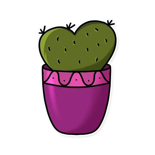 Sticker Cactuses