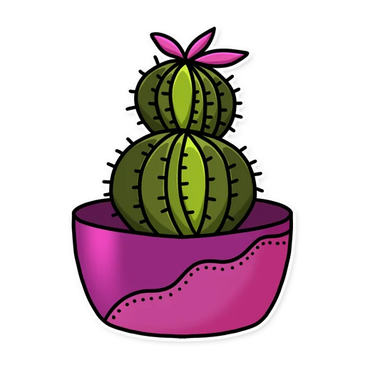 Sticker Cactuses