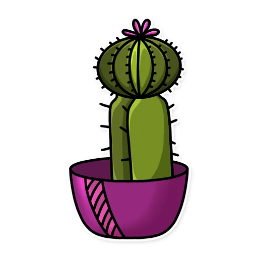 Sticker Cactuses