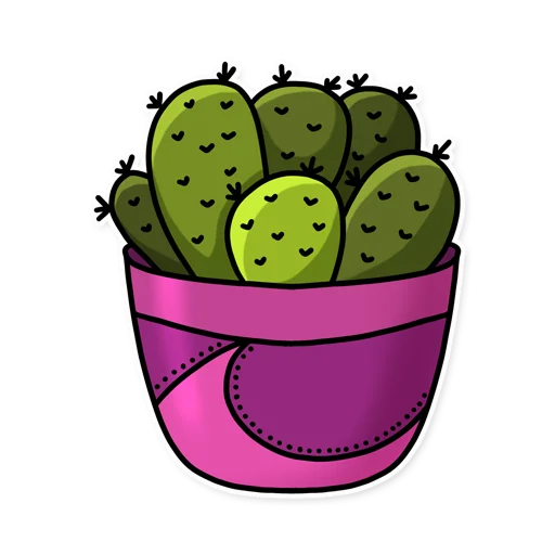 Sticker Cactuses