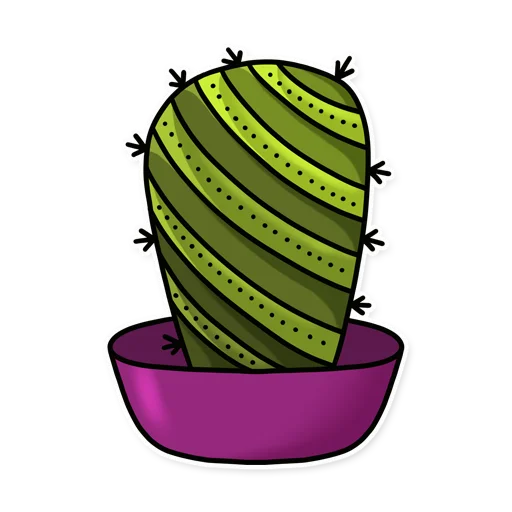 Sticker Cactuses