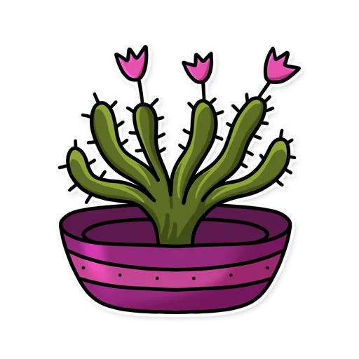 Sticker Cactuses