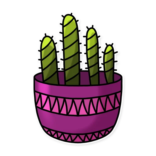 Sticker Cactuses