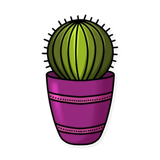 Sticker Cactuses