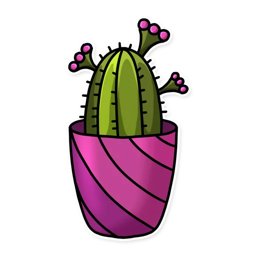 Sticker Cactuses