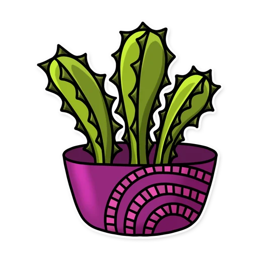 Sticker Cactuses