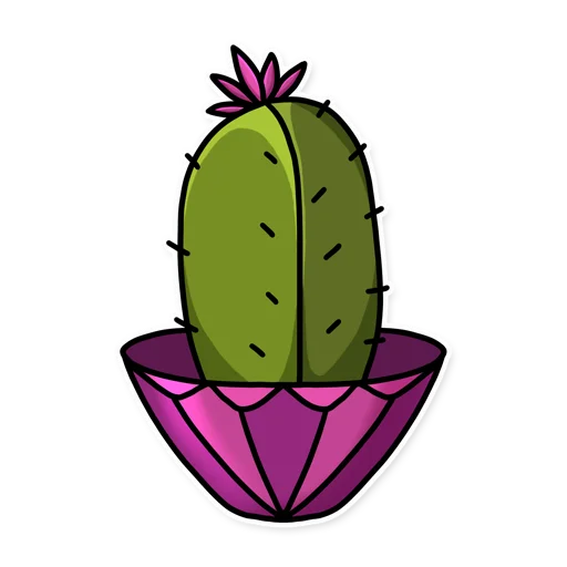 Sticker Cactuses