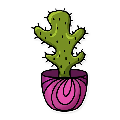 Sticker Cactuses