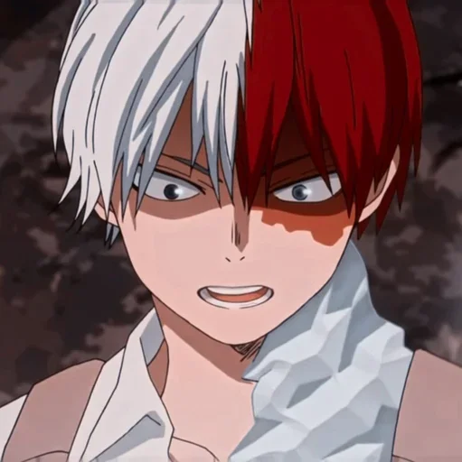 Sticker from the "Shouto Todoroki" sticker pack