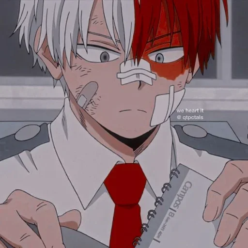 Sticker from the "Shouto Todoroki" sticker pack