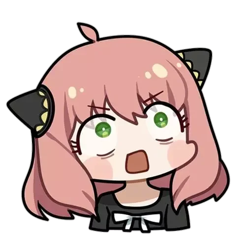 Sticker from the "anya chibi" sticker pack