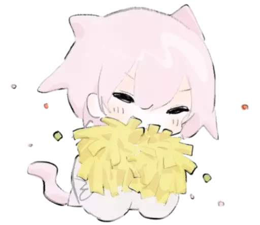 Sticker from the "cute chibi" sticker pack