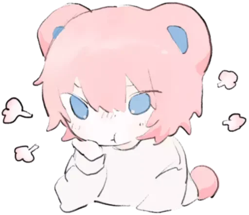 Sticker from the "cute chibi" sticker pack