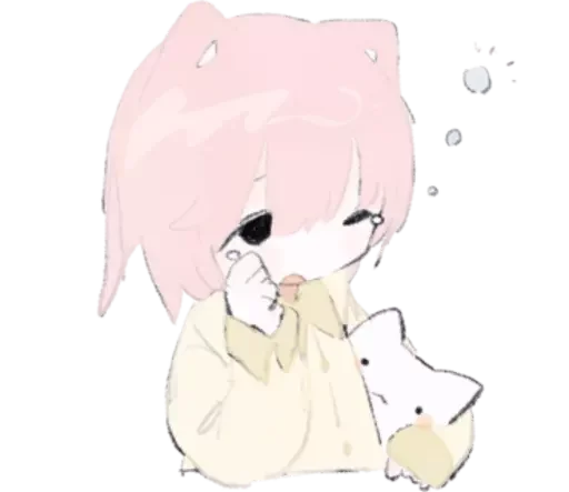 Sticker from the "cute chibi" sticker pack